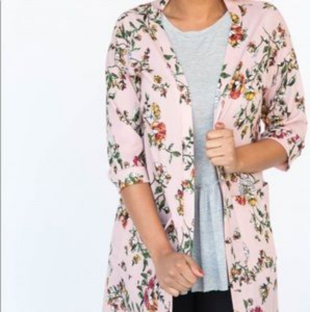 **SOLD**A&D Floral Forever Cardi